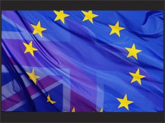 UK and European Union Flag