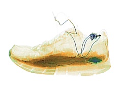 IED Cleverly Hidden Inside Shoe