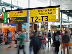 Passengers in an Airport Terminal