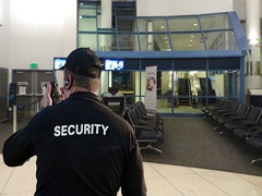 Security Guard at an Airport